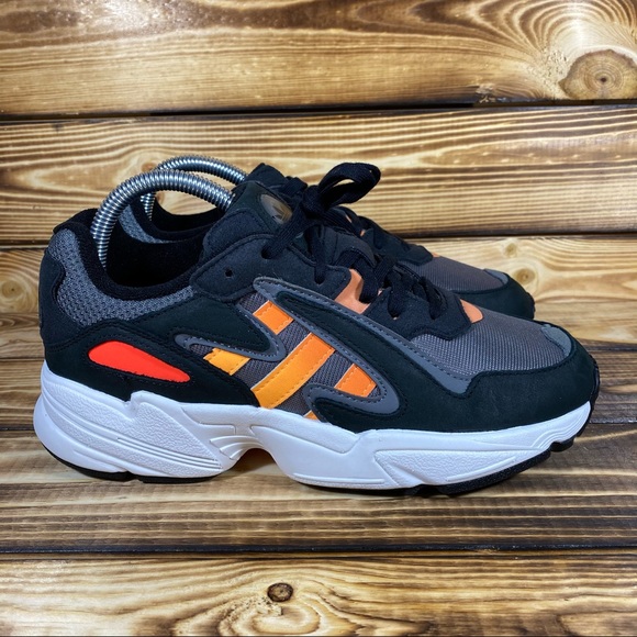 adidas Shoes - NEW adidas Yung-96 Chasm Black Orange Sneakers